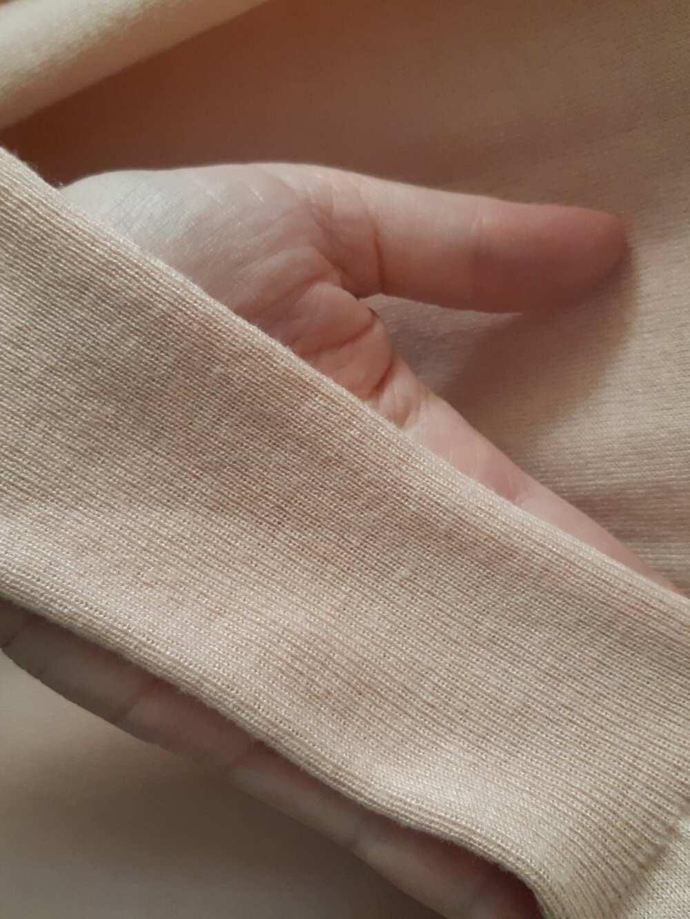 *NWOT Zara Rayon Knit Chiffon Shawl Collar Cardigan Soft Ballet Pink Medium - Picture 8 of 11